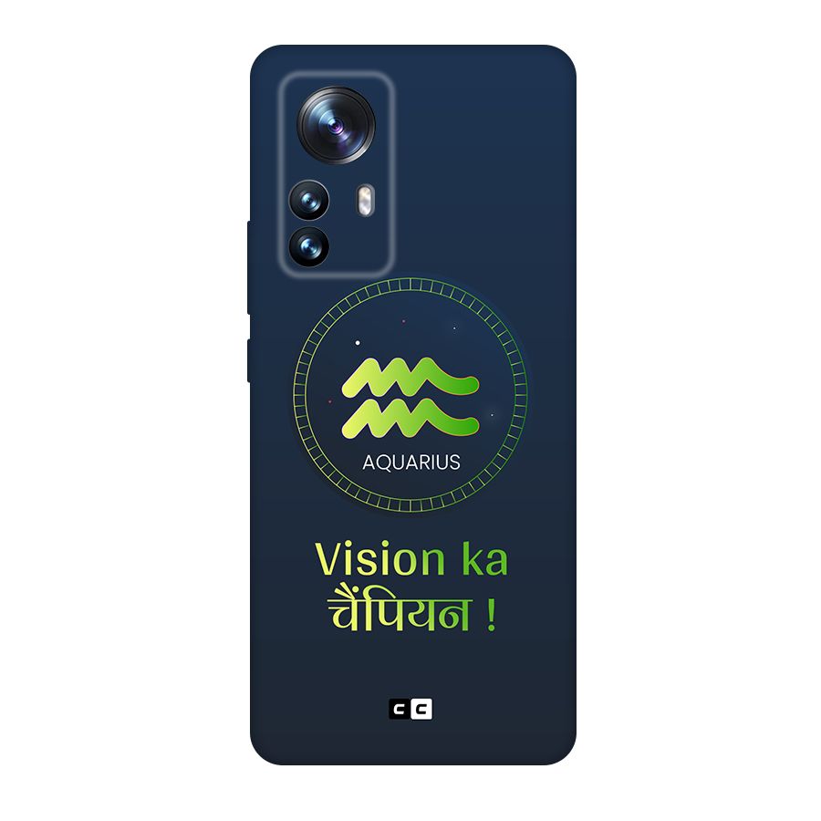 Aquarius Vision Original Polycarbonate Back Case for Xiaomi 12 Pro