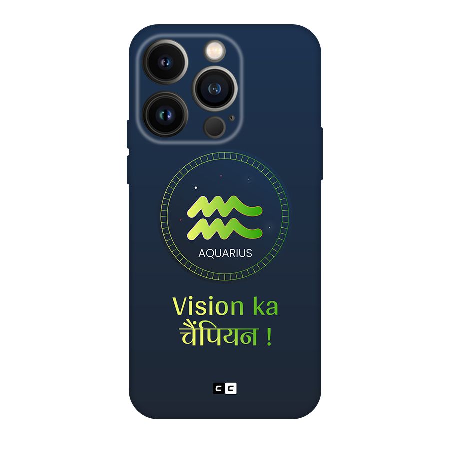 Aquarius Vision Original Polycarbonate Back Case for iPhone 14 Pro