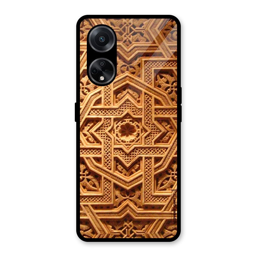 Archaic Wall Glass Back Case for Oppo F23