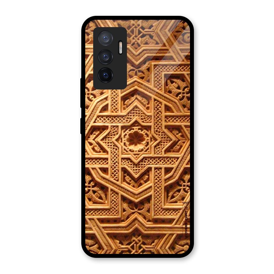 Archaic Wall Glass Back Case for Vivo V23e