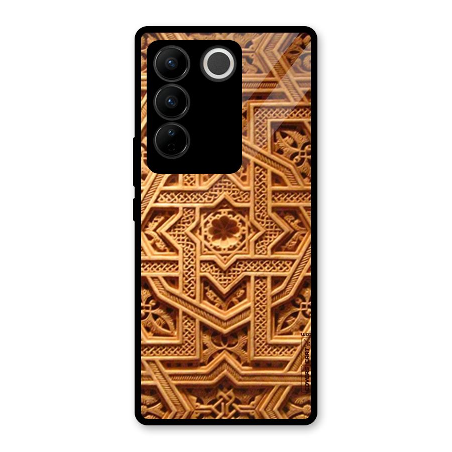 Archaic Wall Glass Back Case for Vivo V27