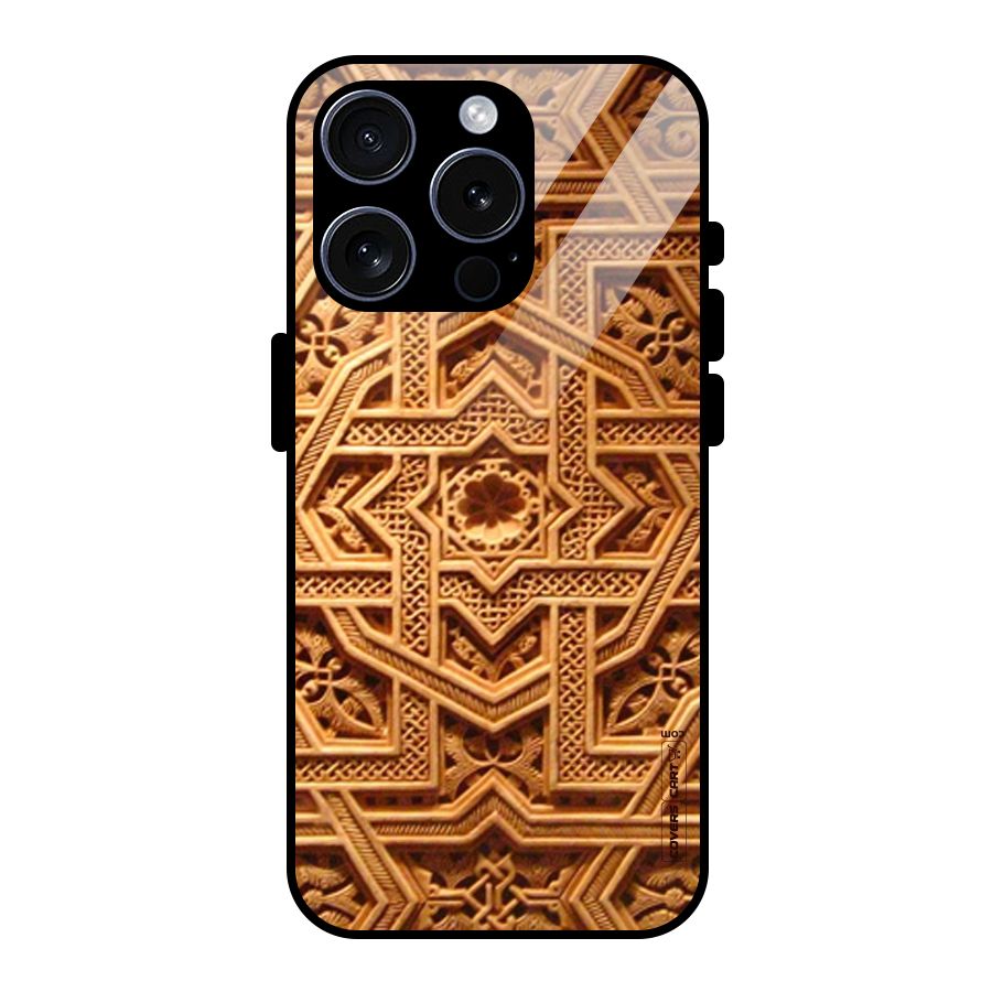 Archaic Wall Glass Back Case for iPhone 15 Pro