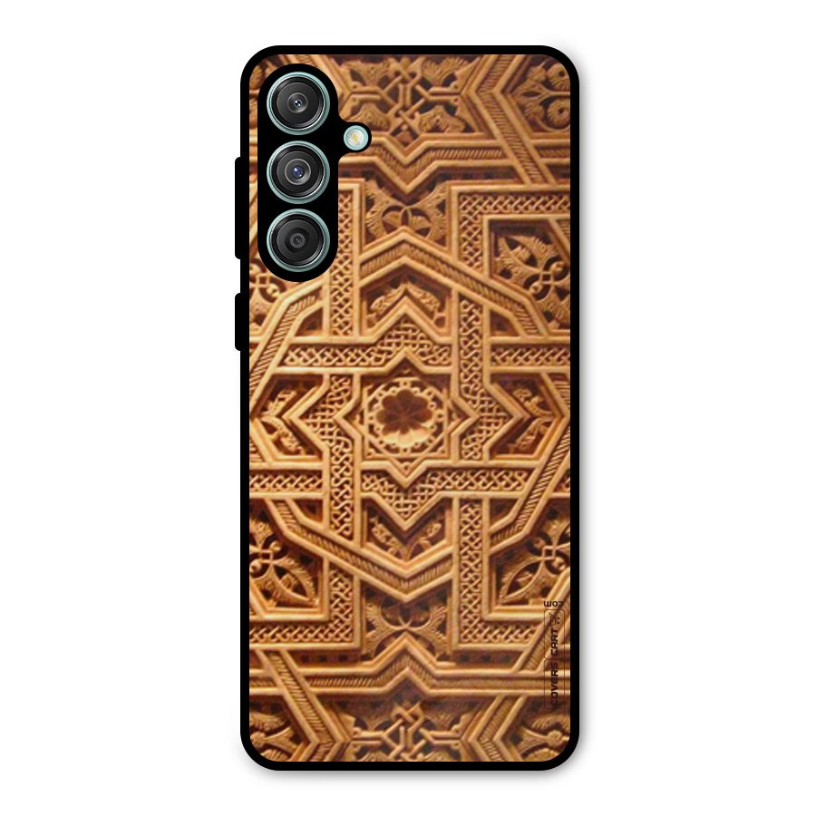 Archaic Wall Metal Back Case for Galaxy M55 5G