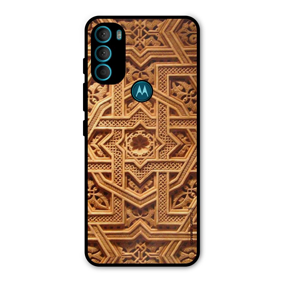 Archaic Wall Metal Back Case for Moto G71 5G