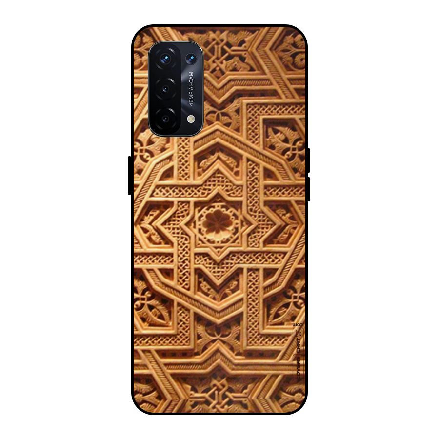 Archaic Wall Metal Back Case for Oppo A74 5G