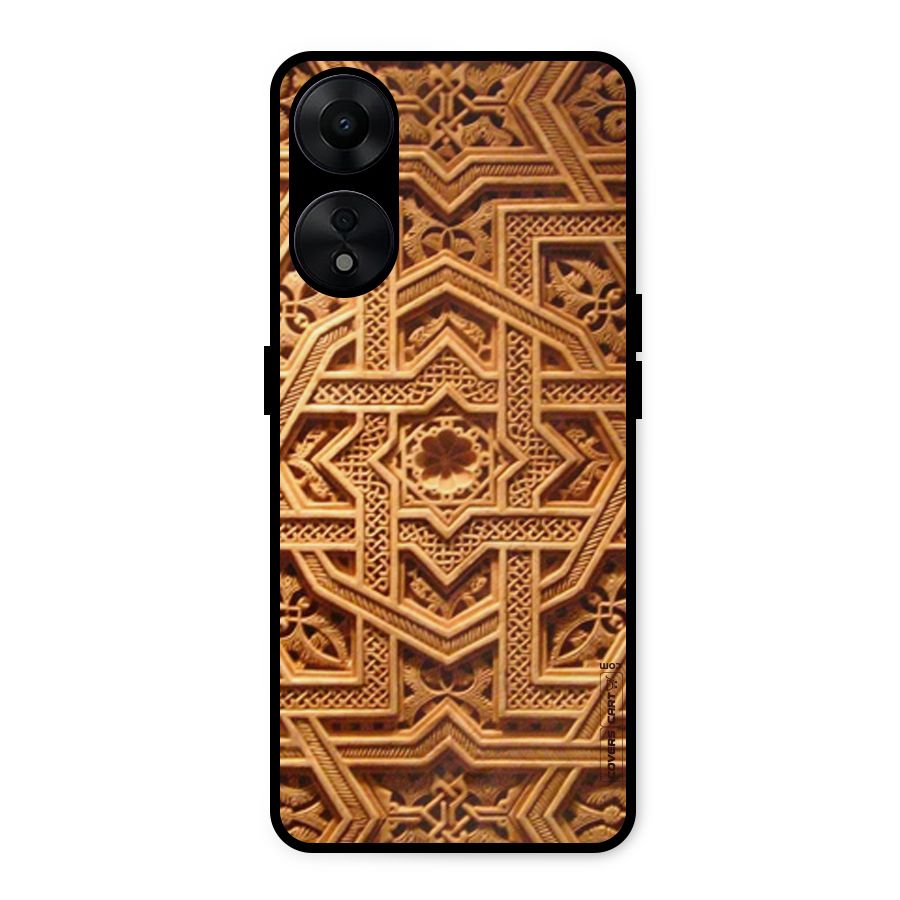 Archaic Wall Metal Back Case for Oppo A78 5G
