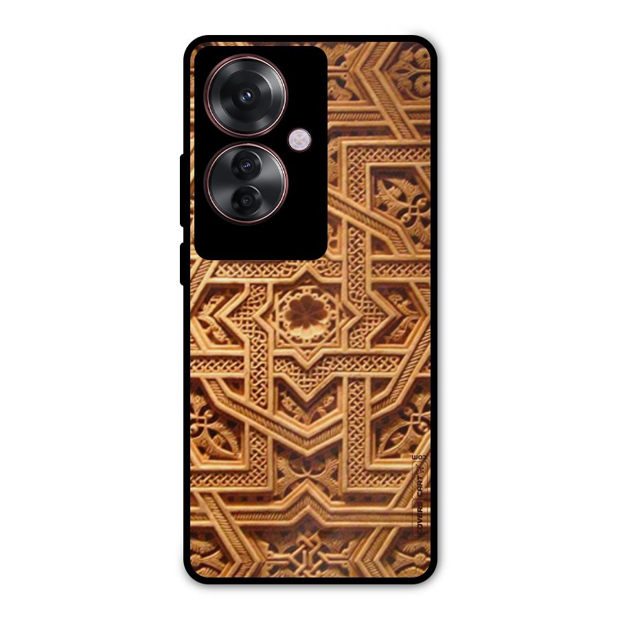Archaic Wall Metal Back Case for Oppo F25 Pro