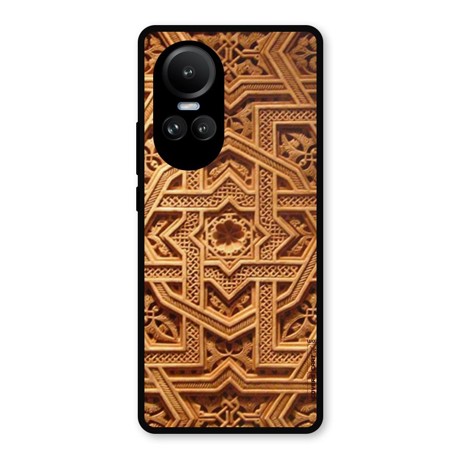 Archaic Wall Metal Back Case for Oppo Reno10 Pro