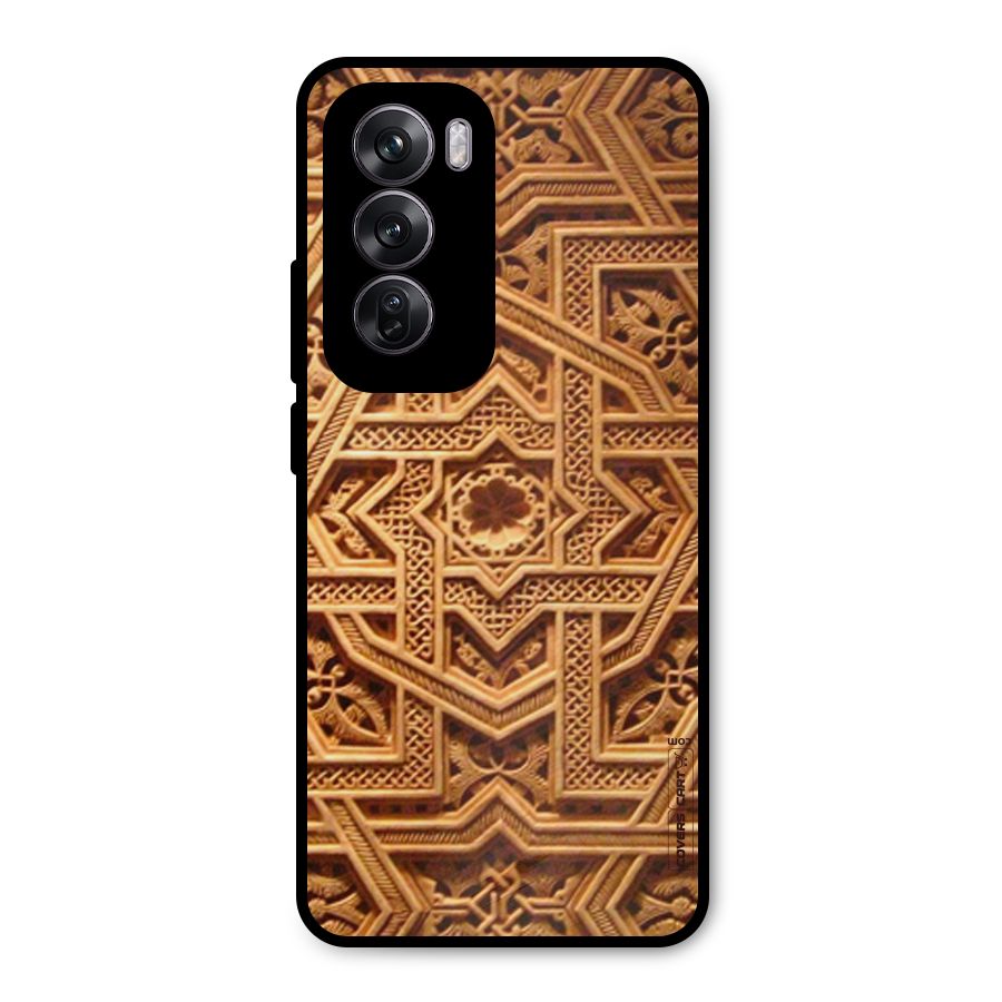 Archaic Wall Metal Back Case for Oppo Reno12 Pro