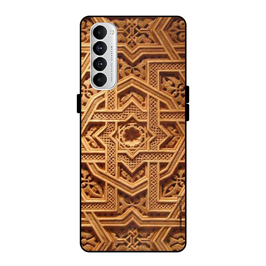 Archaic Wall Metal Back Case for Oppo Reno4 Pro