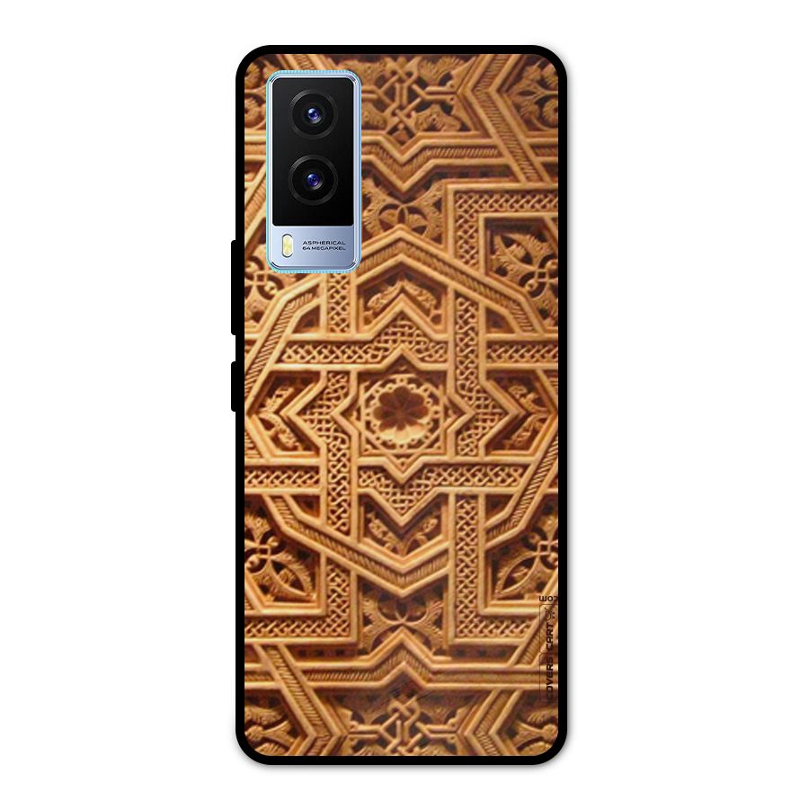 Archaic Wall Metal Back Case for Vivo V21e 5G