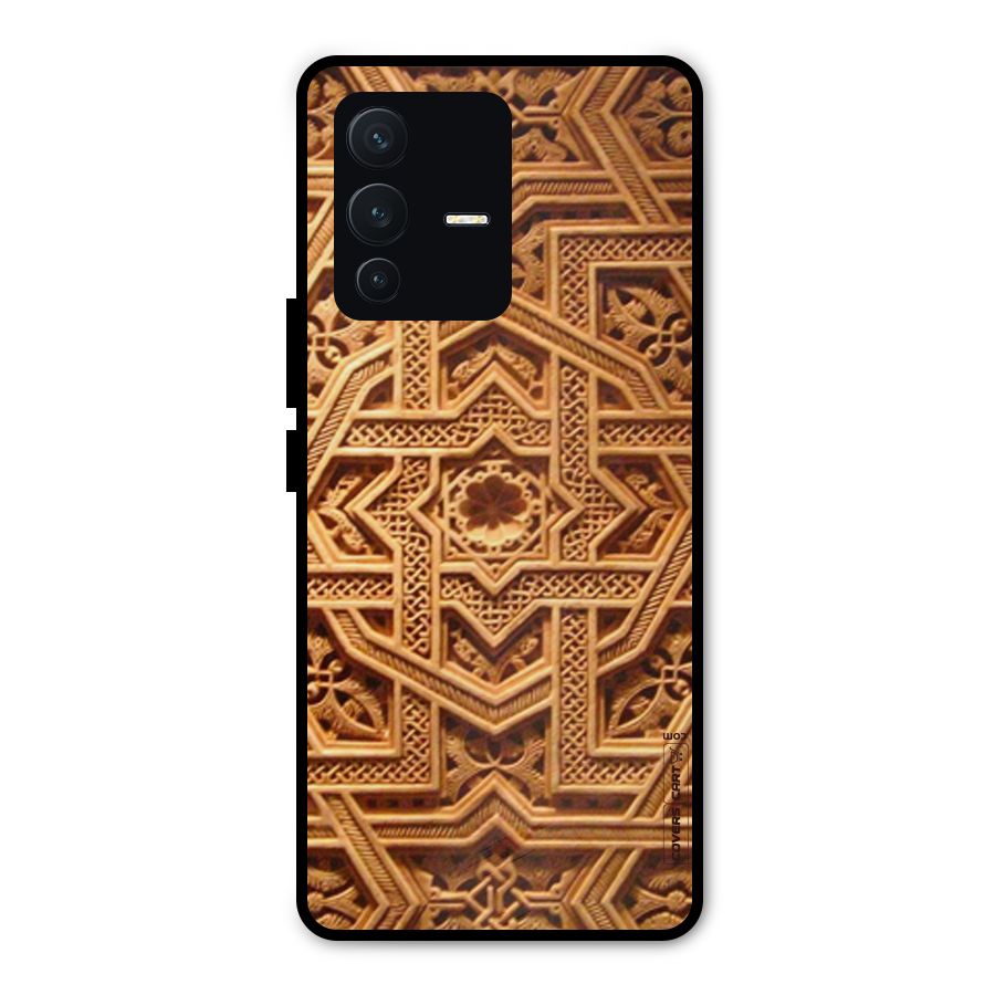 Archaic Wall Metal Back Case for Vivo V23 Pro