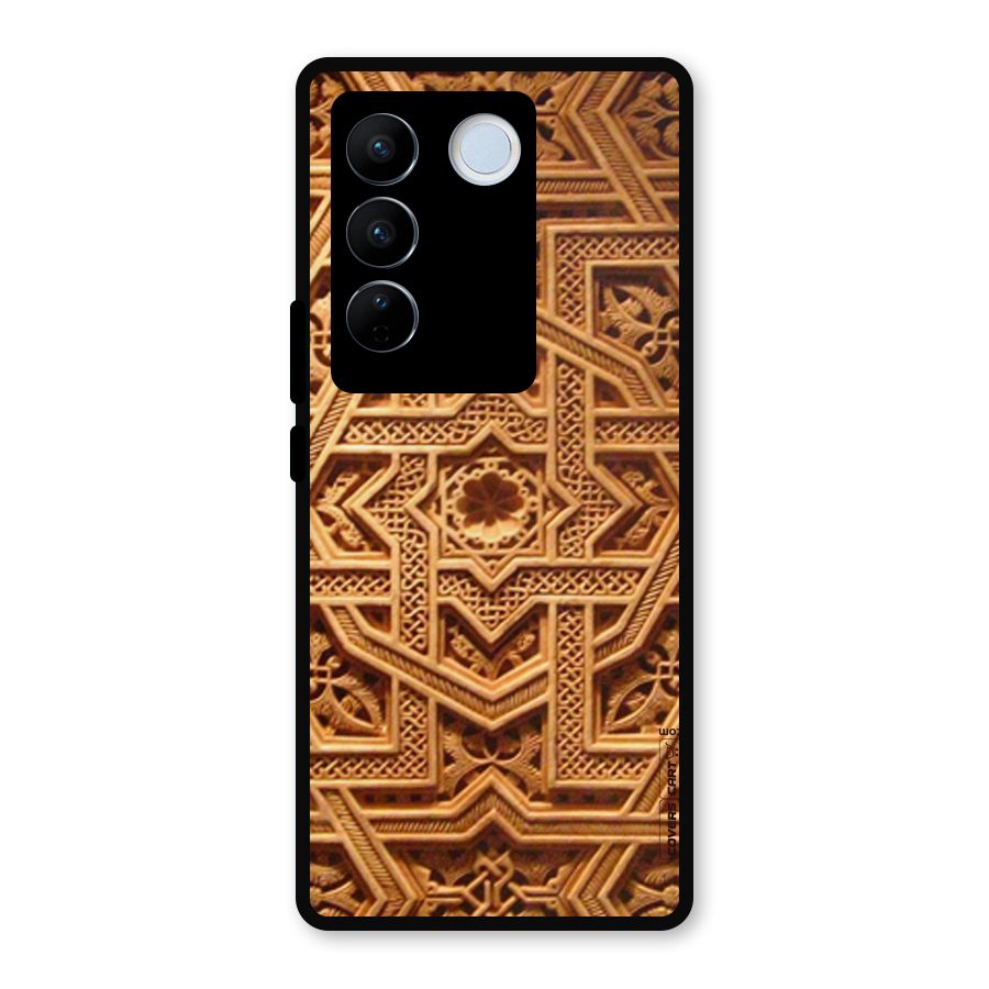 Archaic Wall Metal Back Case for Vivo V27