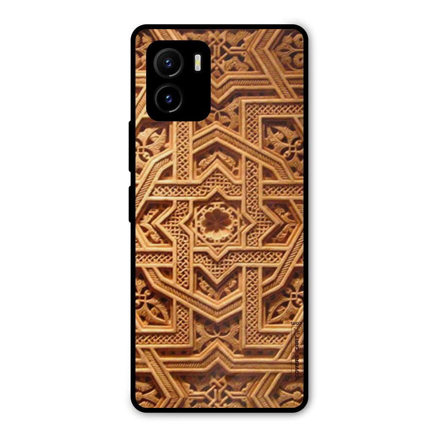 Archaic Wall Metal Back Case for Vivo Y15s
