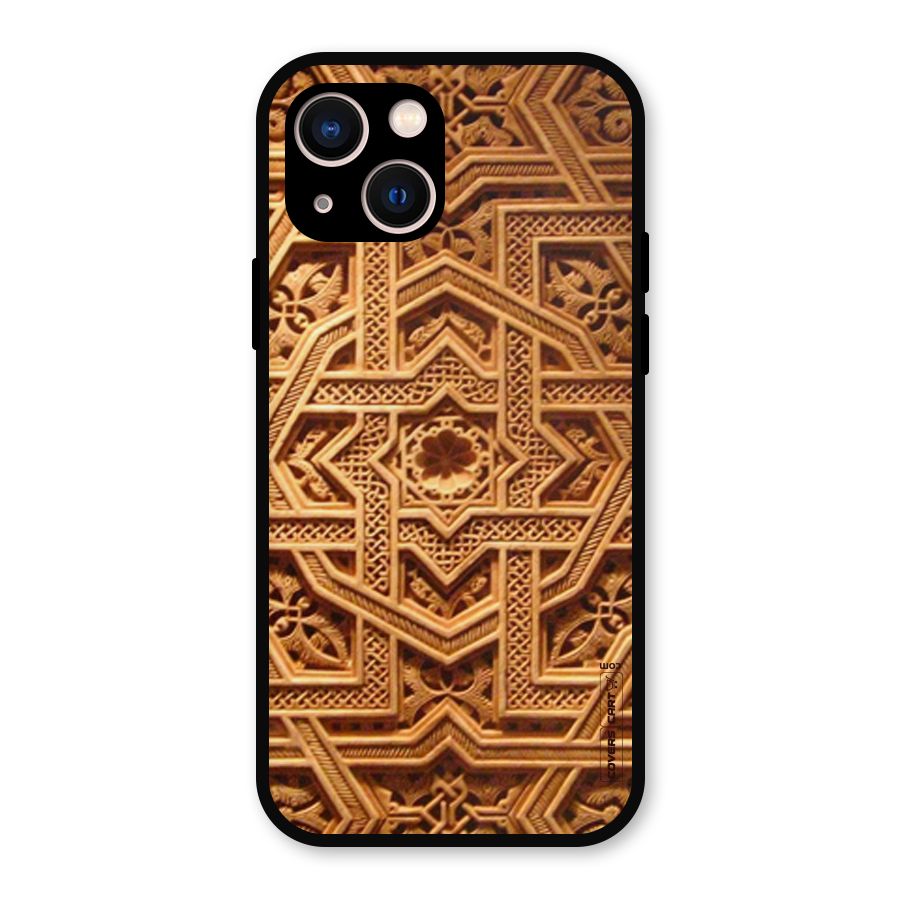 Archaic Wall Metal Back Case for iPhone 13