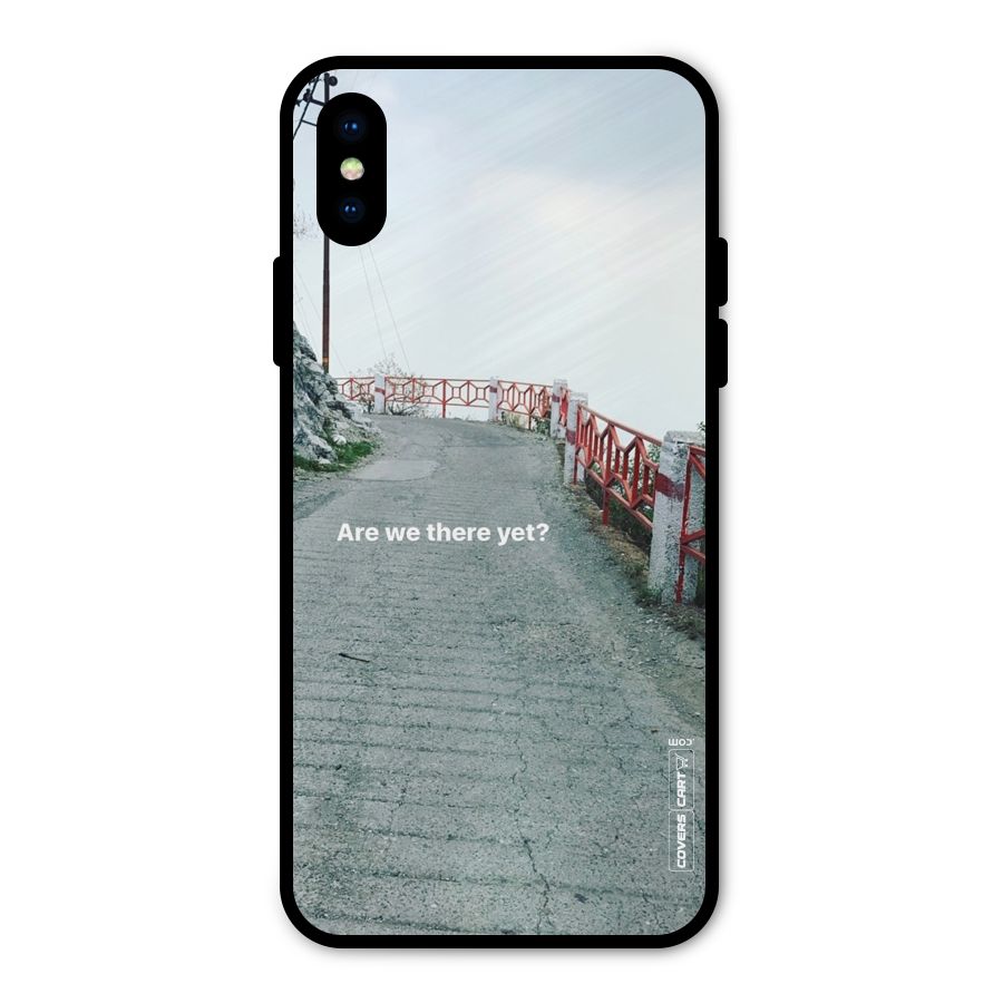 Are We There Yet Metal Back Case for iPhone XS