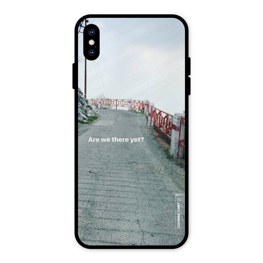 Are We There Yet Metal Back Case for iPhone XS Max