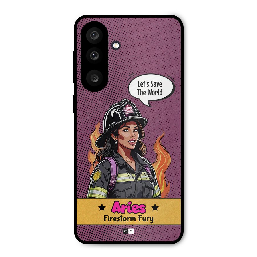 Aries Fury Metal Back Case for Galaxy F56