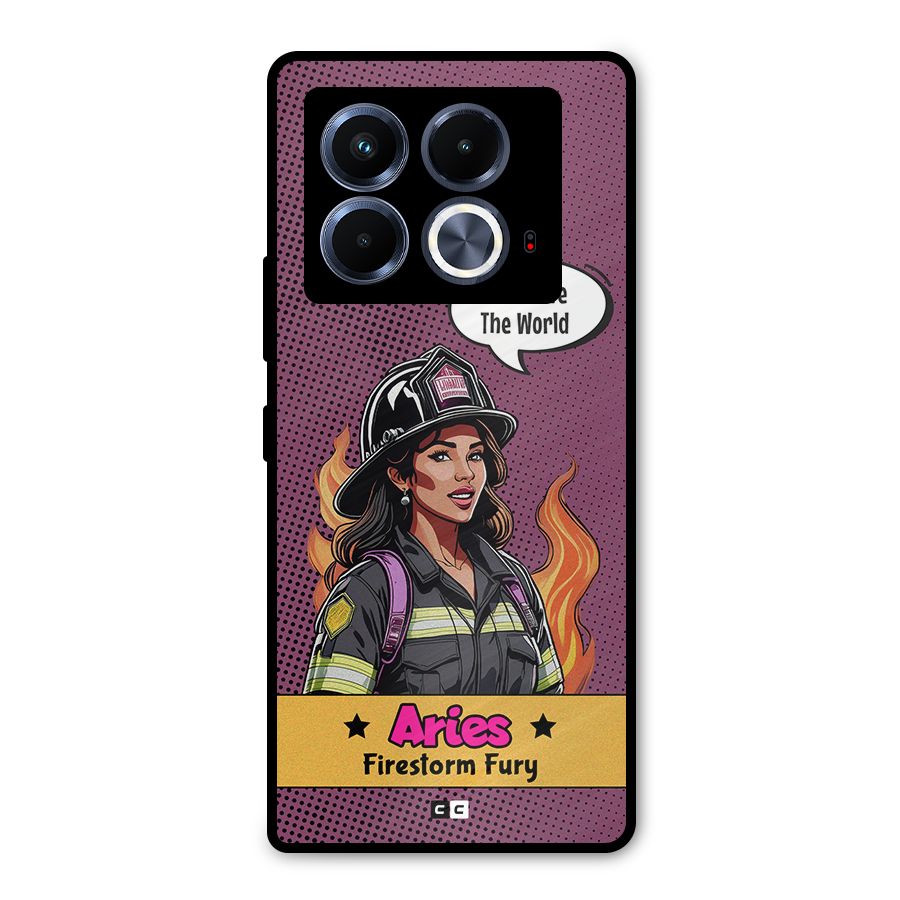 Aries Fury Metal Back Case for Infinix Note 40 5G