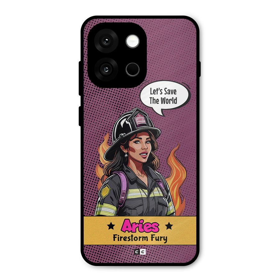 Aries Fury Metal Back Case for OnePlus 13s