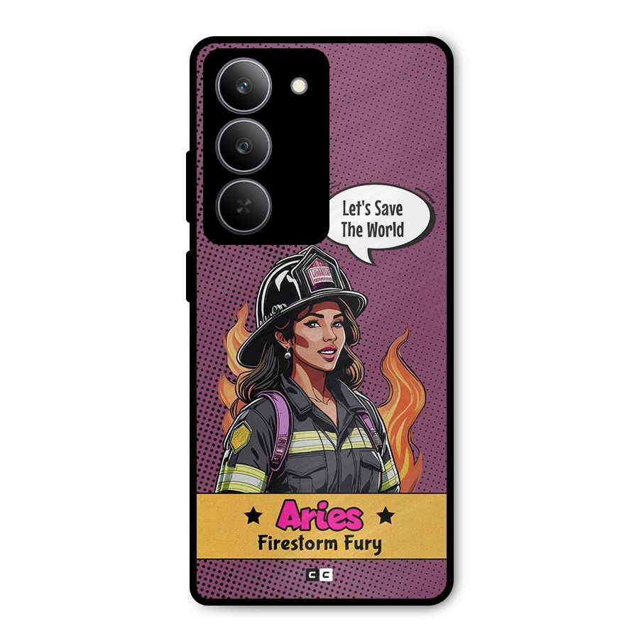 Aries Fury Metal Back Case for Realme P3x