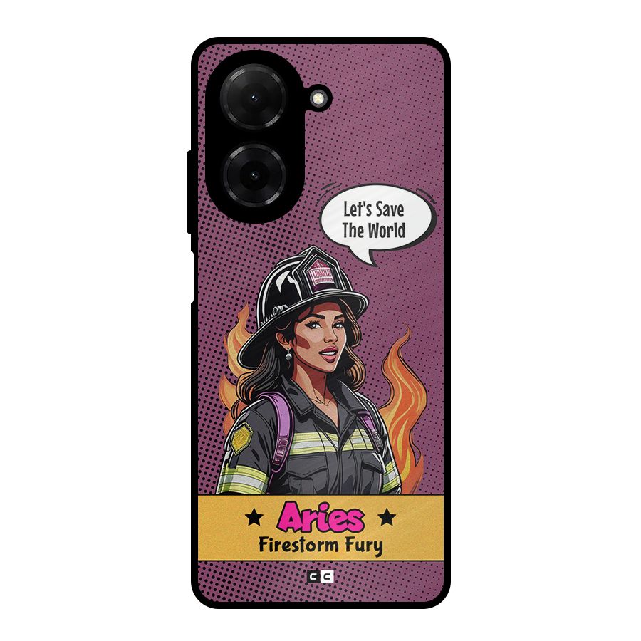 Aries Fury Metal Back Case for Redmi A5 4G