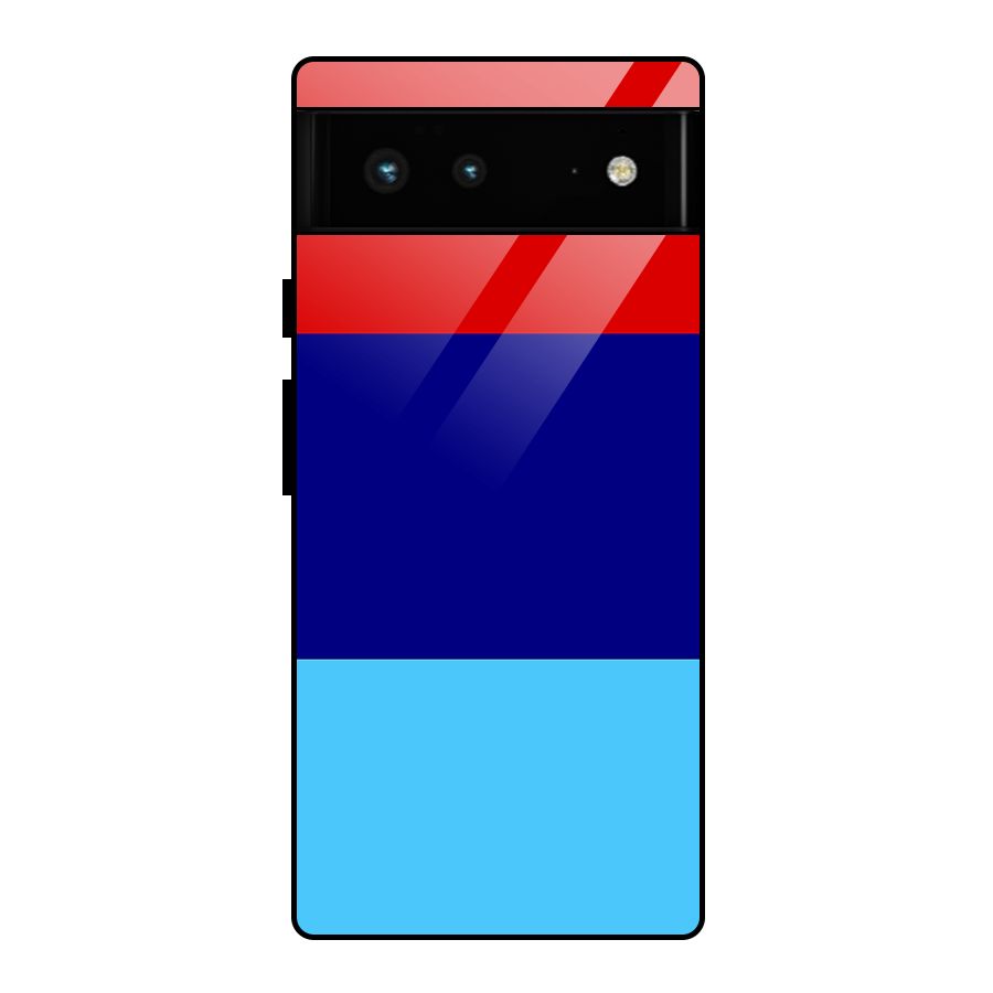 Armed Forces Stripes Glass Back Case for Google Pixel 6