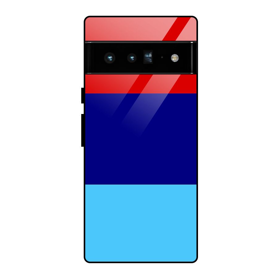 Armed Forces Stripes Glass Back Case for Google Pixel 6 Pro