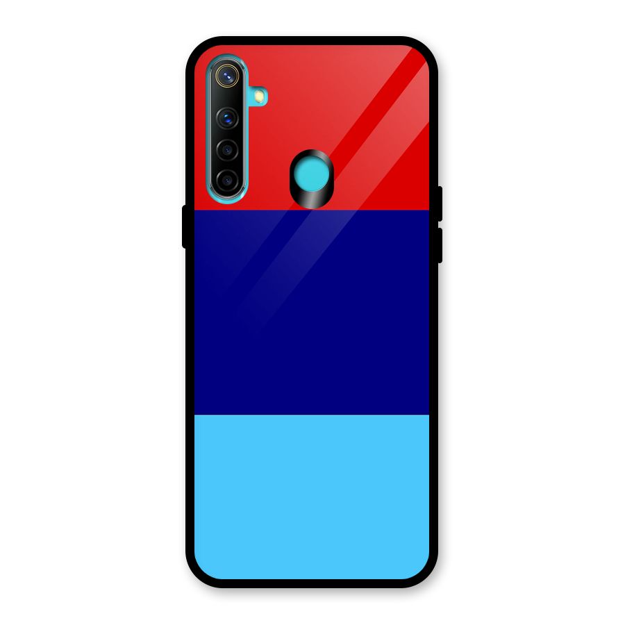 Armed Forces Stripes Glass Back Case for Realme 5