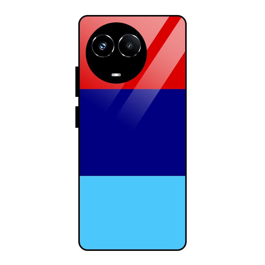 Armed Forces Stripes Glass Back Case for Realme Narzo 60X