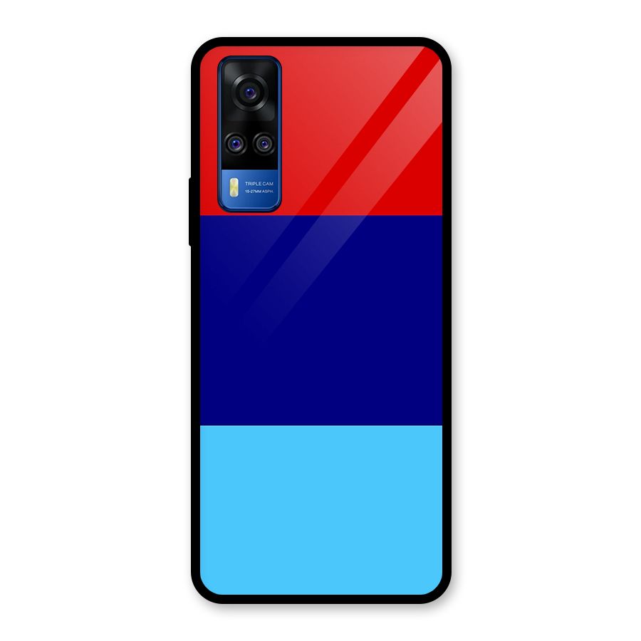 Armed Forces Stripes Glass Back Case for Vivo Y31
