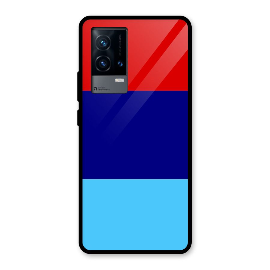 Armed Forces Stripes Glass Back Case for iQOO 9 5G