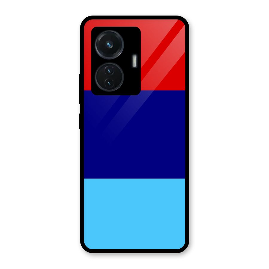 Armed Forces Stripes Glass Back Case for iQOO Z6 44W