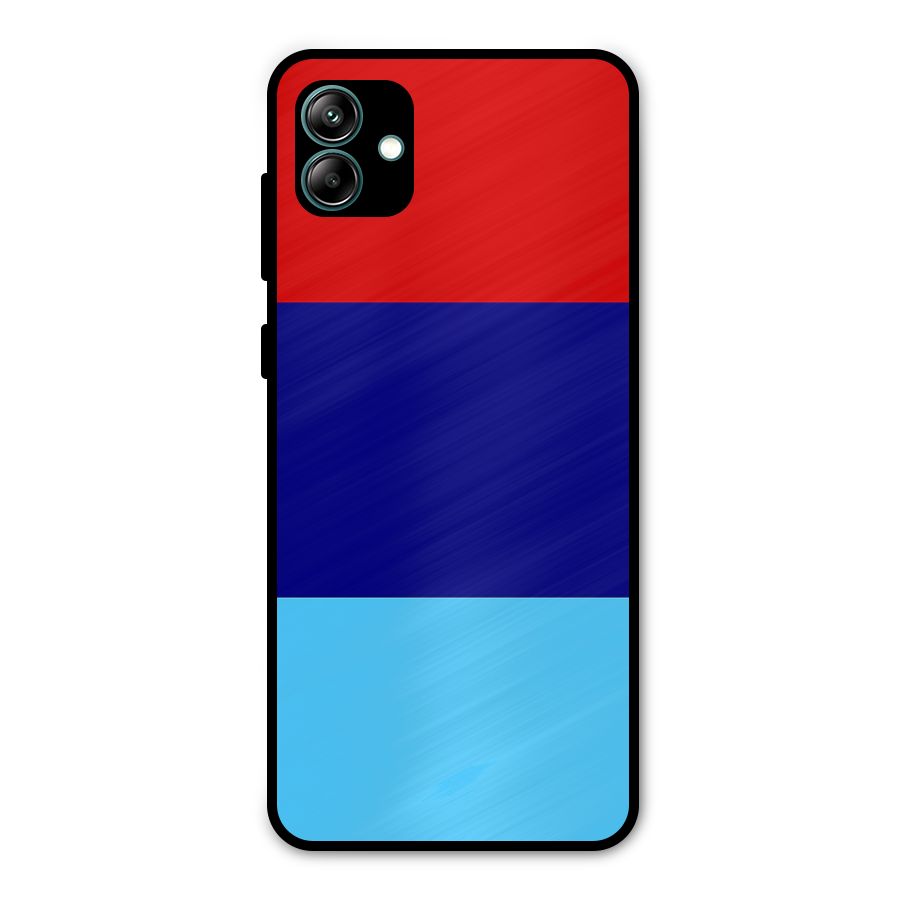 Armed Forces Stripes Metal Back Case for Galaxy A04