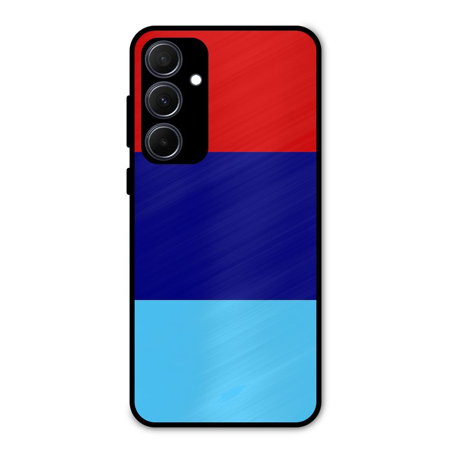 Armed Forces Stripes Metal Back Case for Galaxy A35
