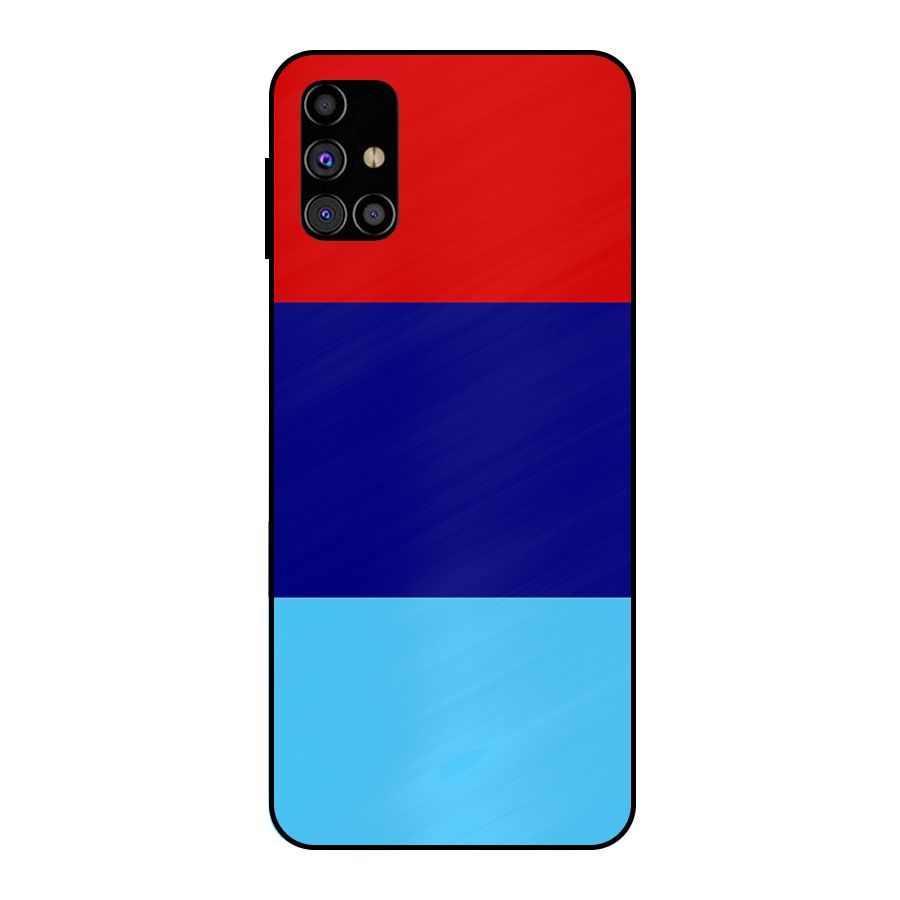 Armed Forces Stripes Metal Back Case for Galaxy M31s