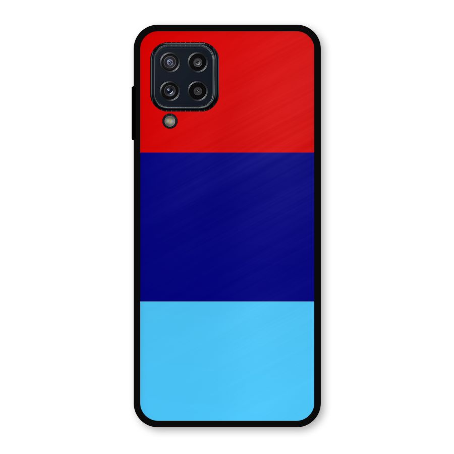 Armed Forces Stripes Metal Back Case for Galaxy M32