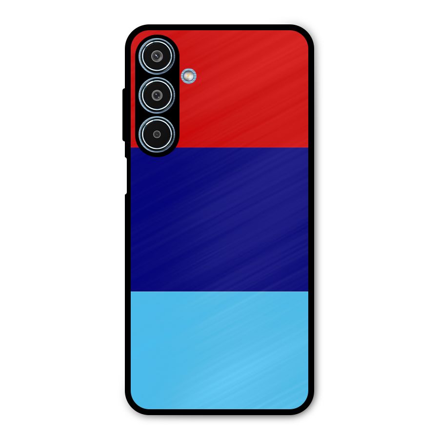 Armed Forces Stripes Metal Back Case for Galaxy M35