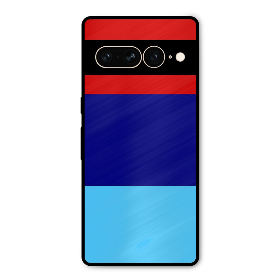 Armed Forces Stripes Metal Back Case for Google Pixel 7 Pro