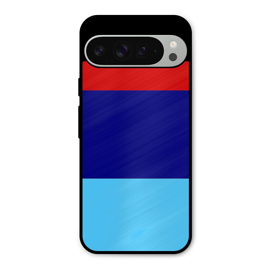 Armed Forces Stripes Metal Back Case for Google Pixel 9 Pro XL