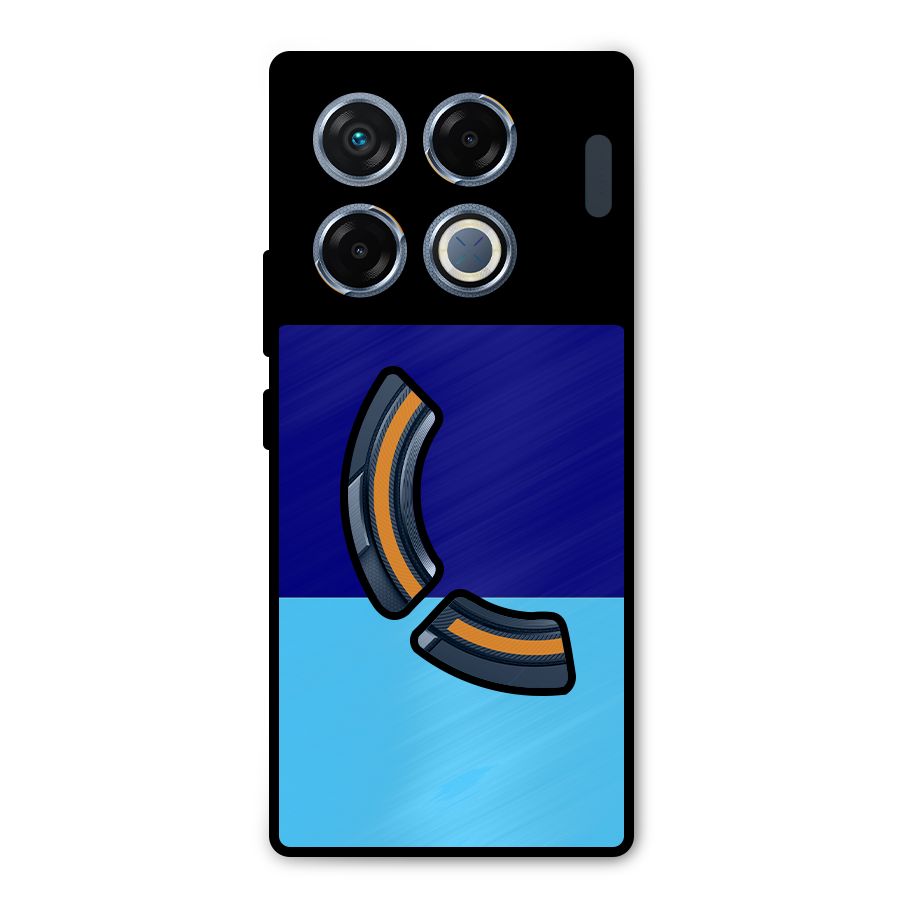 Armed Forces Stripes Metal Back Case for Infinix GT 20 Pro