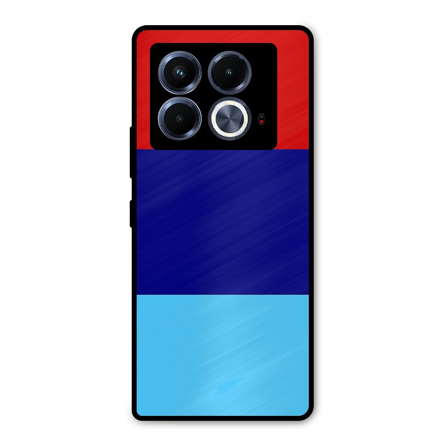Armed Forces Stripes Metal Back Case for Infinix Note 40 5G