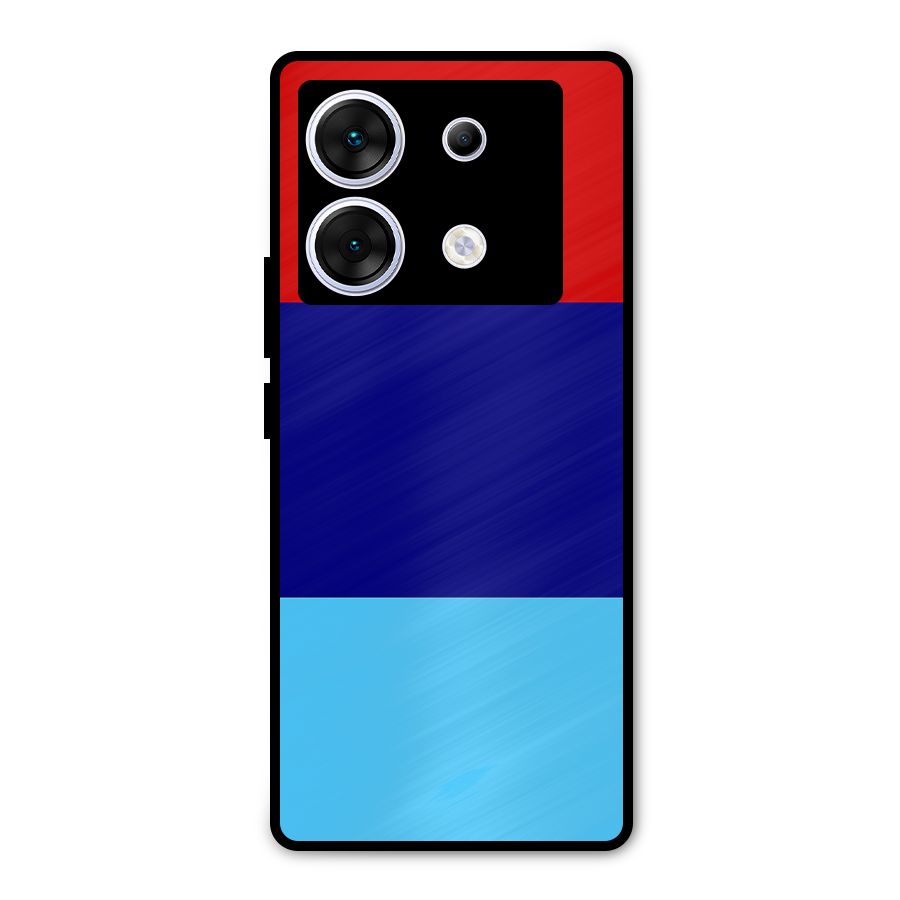 Armed Forces Stripes Metal Back Case for Infinix Zero 30 5G