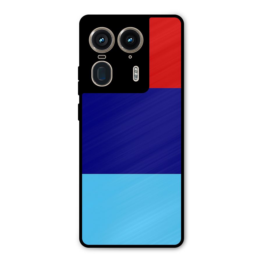 Armed Forces Stripes Metal Back Case for Motorola Edge 50 Ultra