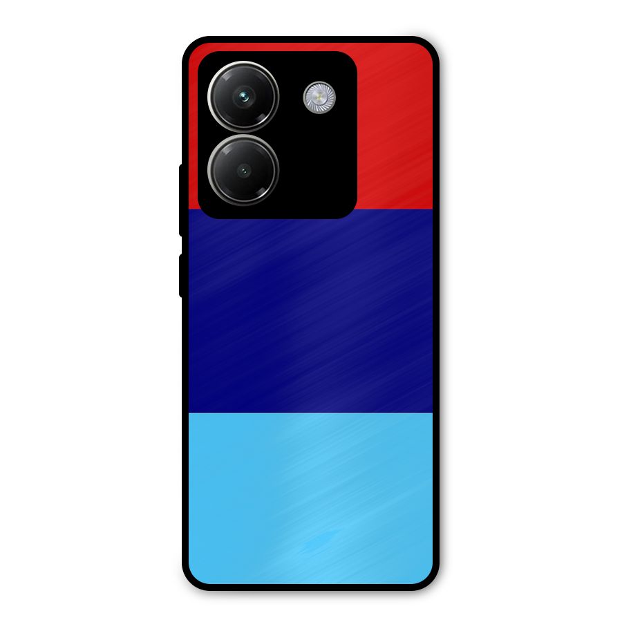 Armed Forces Stripes Metal Back Case for Poco M7 Pro 5G