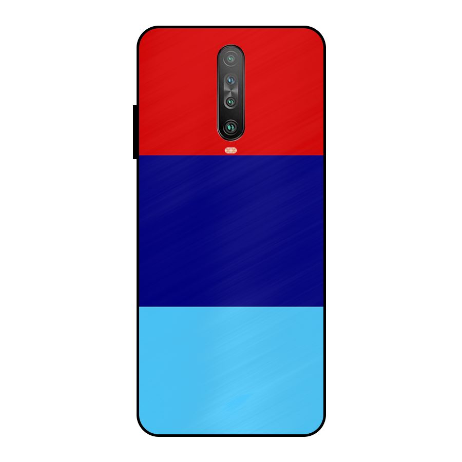 Armed Forces Stripes Metal Back Case for Poco X2