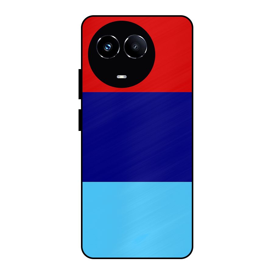 Armed Forces Stripes Metal Back Case for Realme 11X