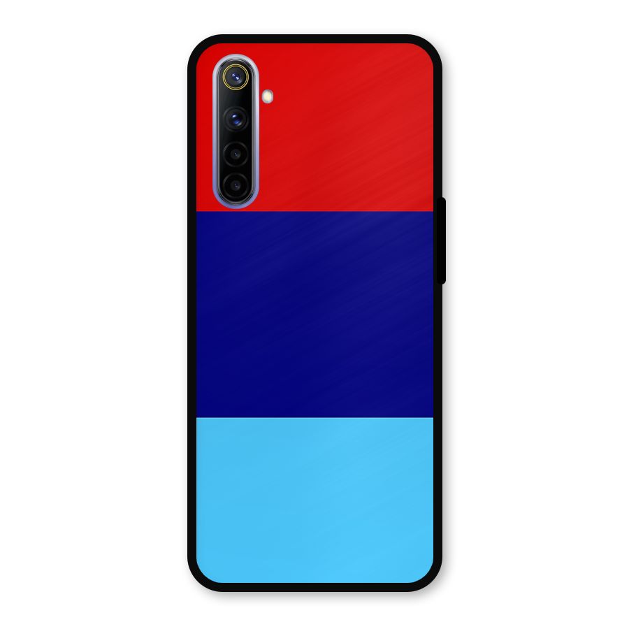 Armed Forces Stripes Metal Back Case for Realme 6i