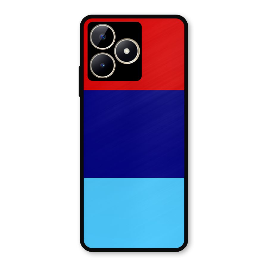 Armed Forces Stripes Metal Back Case for Realme C53