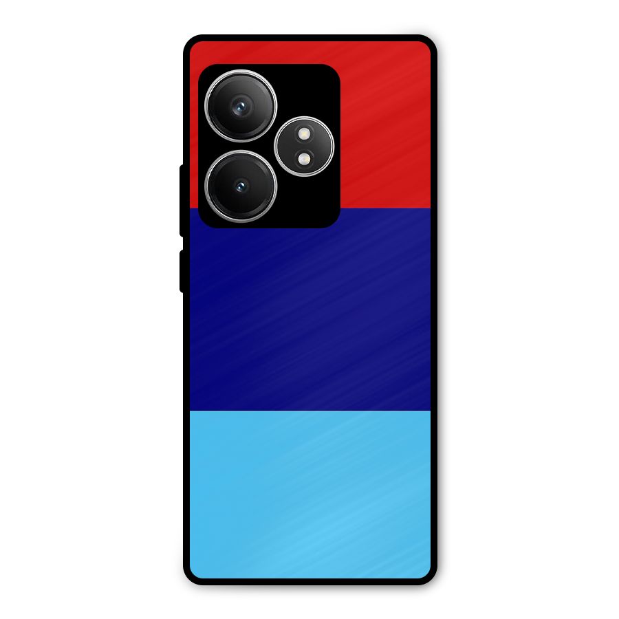 Armed Forces Stripes Metal Back Case for Realme GT 6T